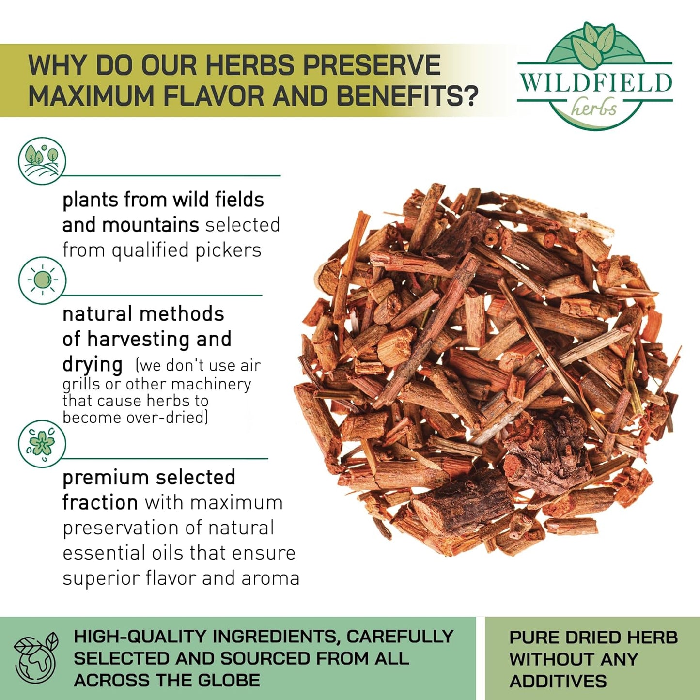 1.8 oz. Madder Root Herb Tea (Rubia Tinctorum) - 50g Dried Cut Madder Roots Herbal Tea Raíz Rubia Más Loca