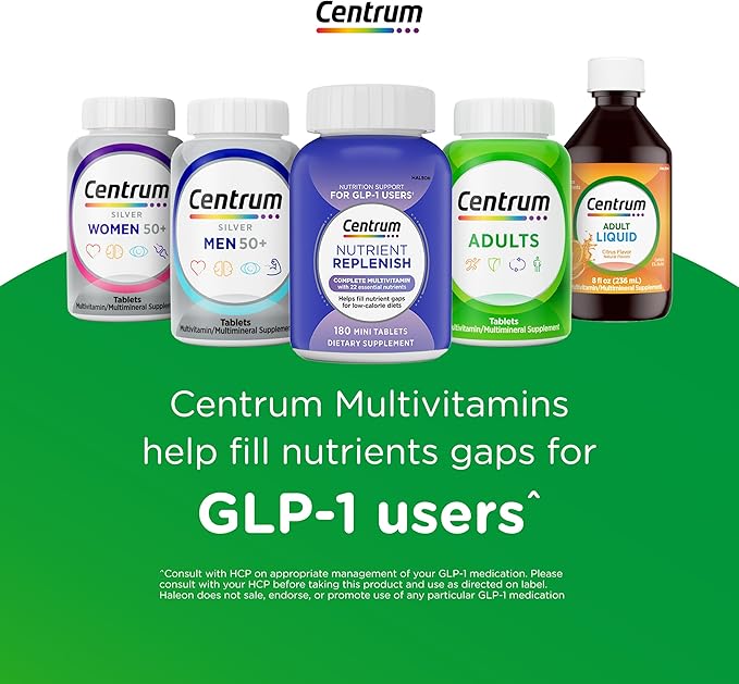 Centrum Silver Women's Multivitamin for Women 50 Plus, Multivitamin/Multimineral Supplement with Vitamin D3, B Vitamins, Non-GMO Ingredients, Supports Memory and Cognition in Older Adults - 200 Ct