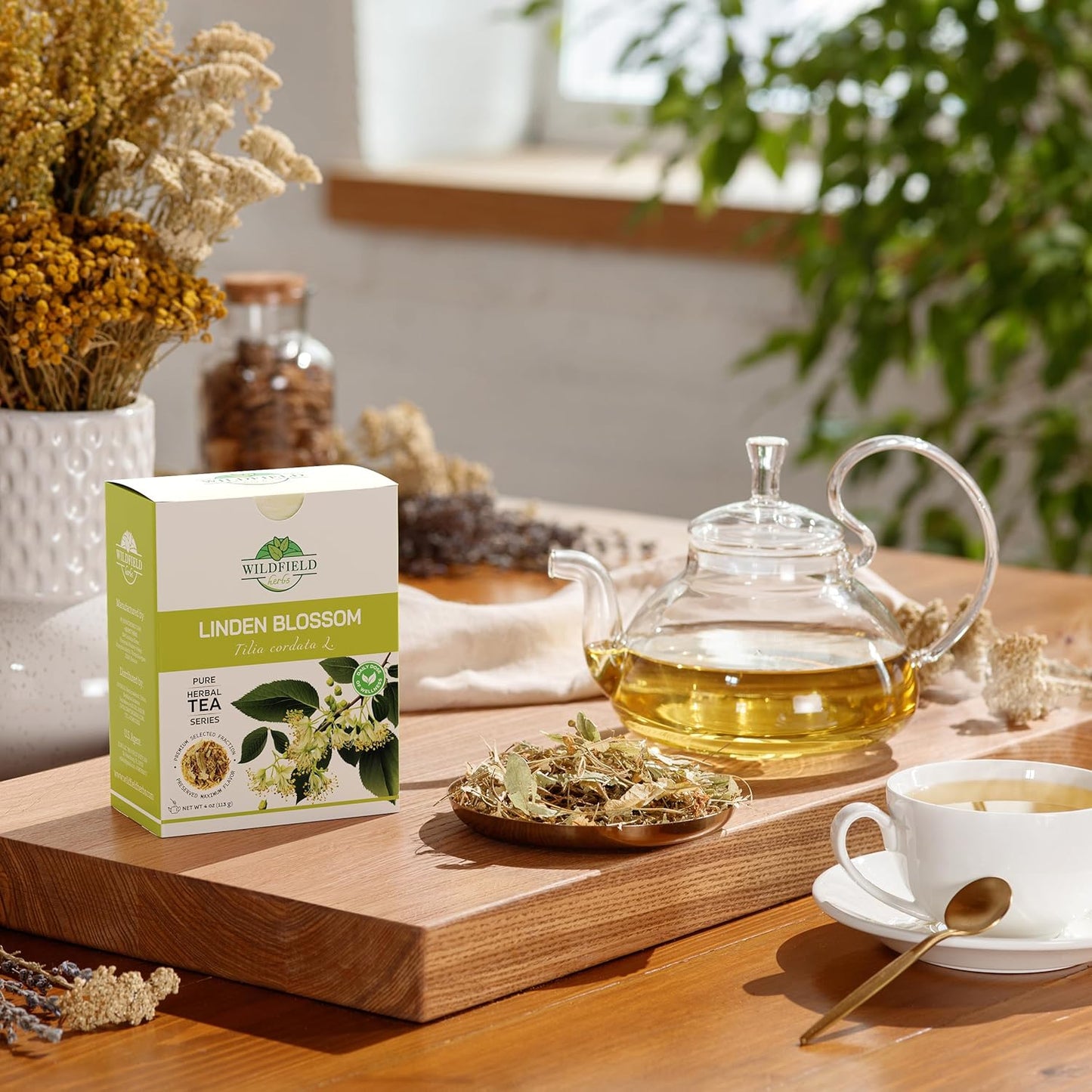 4 oz Linden Tea Dried Linden Flower Tea Blossom Herbal (Tilia Cordata) - 113g Herb Lipa Tila