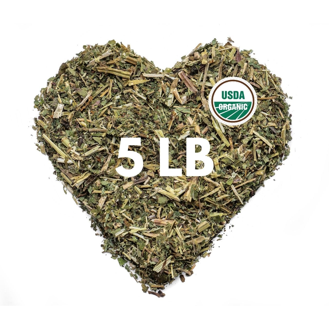 Super Value Pack 5 LB - Organic Lemon Balm Tea - Melissa Officinalis - Improve Sleep, Support Digestion, Lower Stress Levels