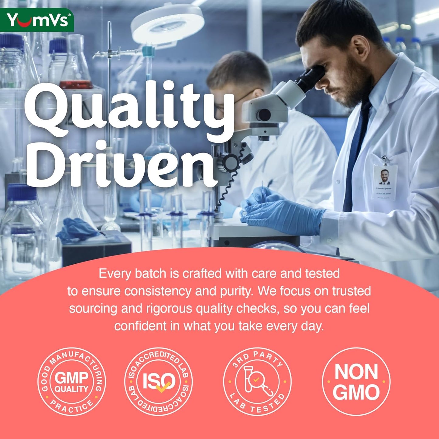 YumVs Ginger Gummies – 500 mg Ginger Root Extract – Peach Flavor, 60 Count – Natural Nausea Relief, Digestion & Immune Support – Ginger Supplement for Women & Men – Vegan, Non-GMO, Gelatin-Free