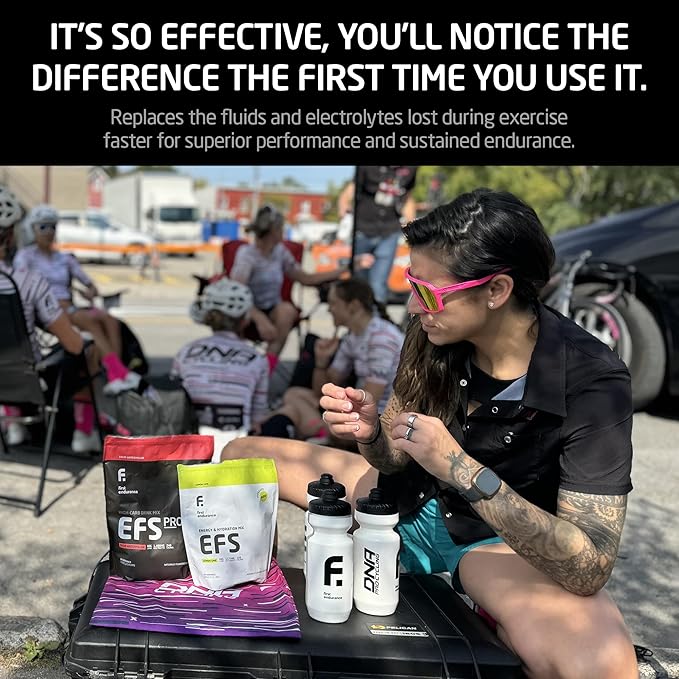 EFS Hydration & Endurance Drink Mix - Premium Carbohydrates for Energy & Performance, Electrolytes for Rapid Rehydration & Running, Cycling and Triathlon Nutrition | Isotonic Energy Fuel | Orange