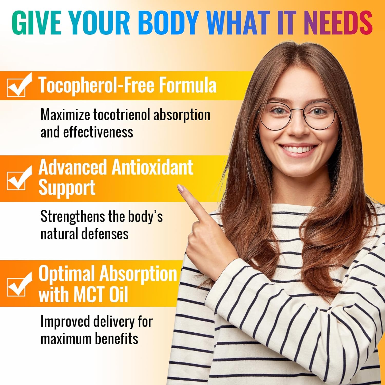 Full Spectrum of Tocotrienols Supplement 1200mg- Tocotrienol Vitamin E Liquid,Tocopherol-Free - Superior Antioxidant Blend - Higher Absorption - 2 fl oz,30 Servings