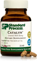 Standard Process Catalyn - Whole-Food Based Foundational Support for General Wellbeing with Vitamins D, C, A & B6, Thiamine, Riboflavin, Magnesium Citrate & More - 90 Tablets