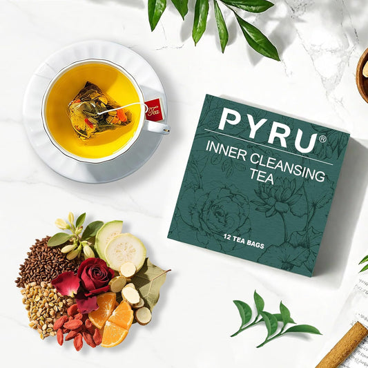 Pyru Tea (2 Pack) : Gentle Essence of Herbs, 12-Pack Box - Pure Ingredients, Natural Herbal Infusion Flavor 2025 Gift Ideas Or Daily Ritual Beverage,No Added Sugar.