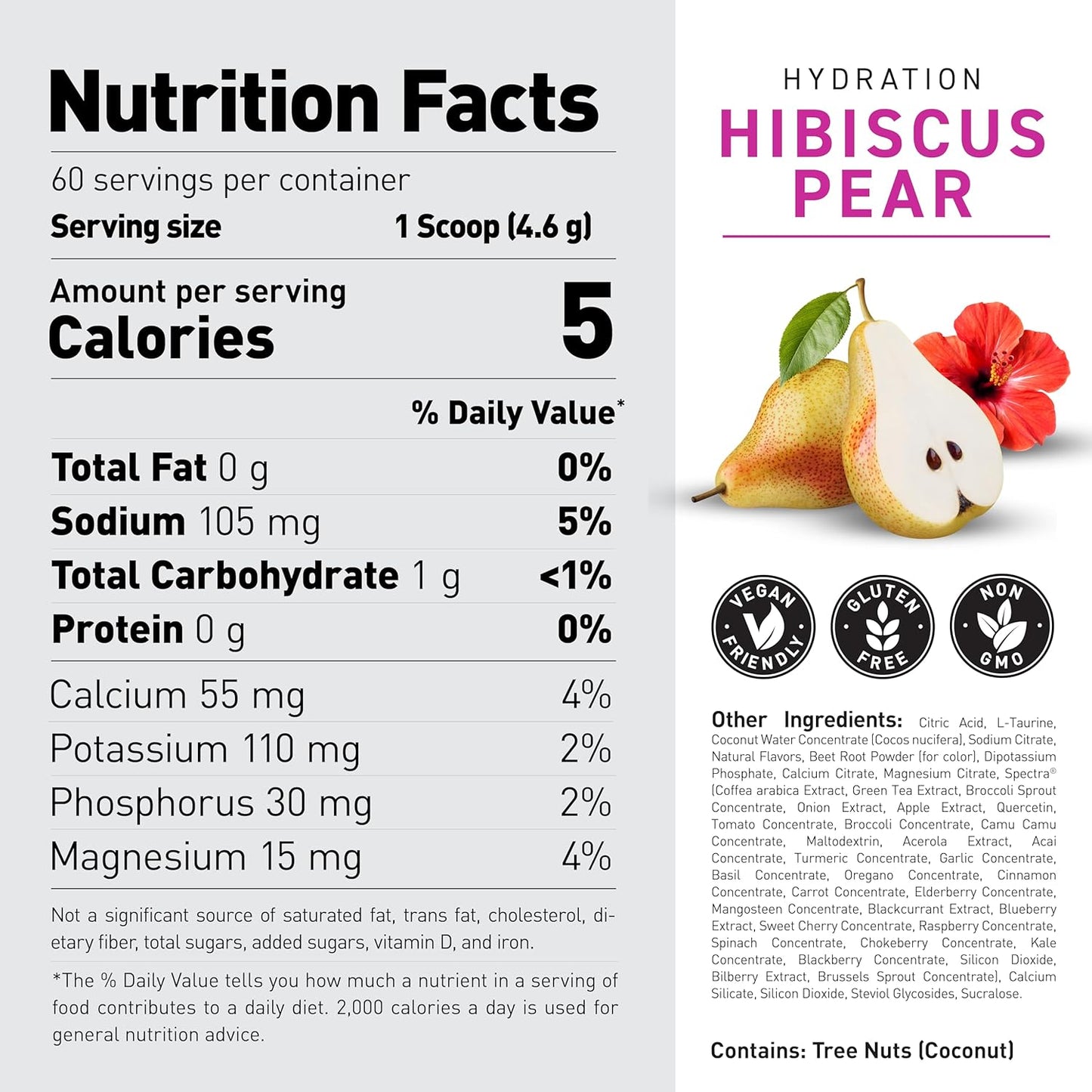 Kaged Hydration Drink Mix | Sugar Free | Tastes Amazing | 5 Key Electrolytes, 60 Servings