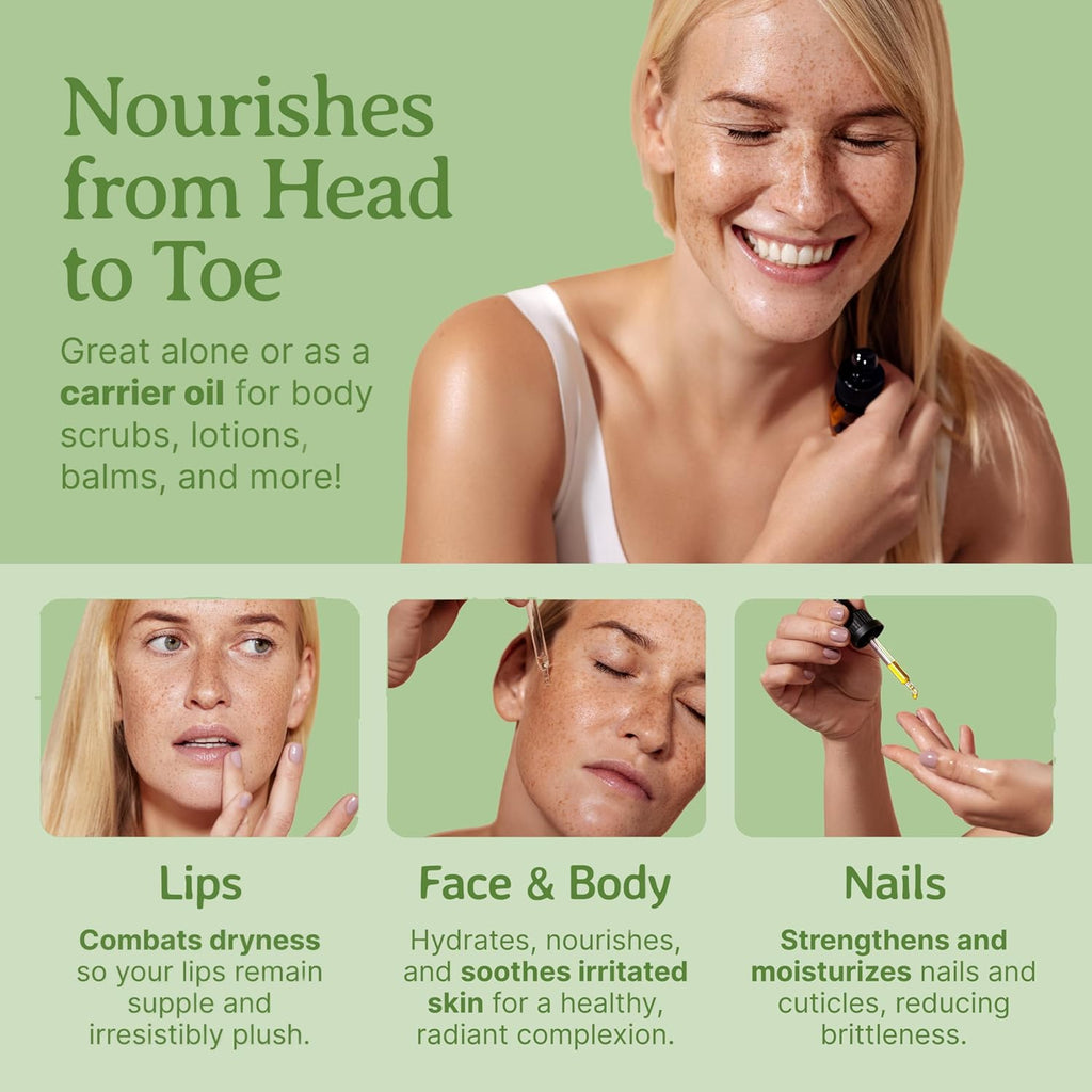 Bella Terra Oils - Green Coffee Bean Oil 16oz - Harness the Purity of Coffee Serum Ingredients, Enriched with Potent Acids for Lush & Healthy Skin