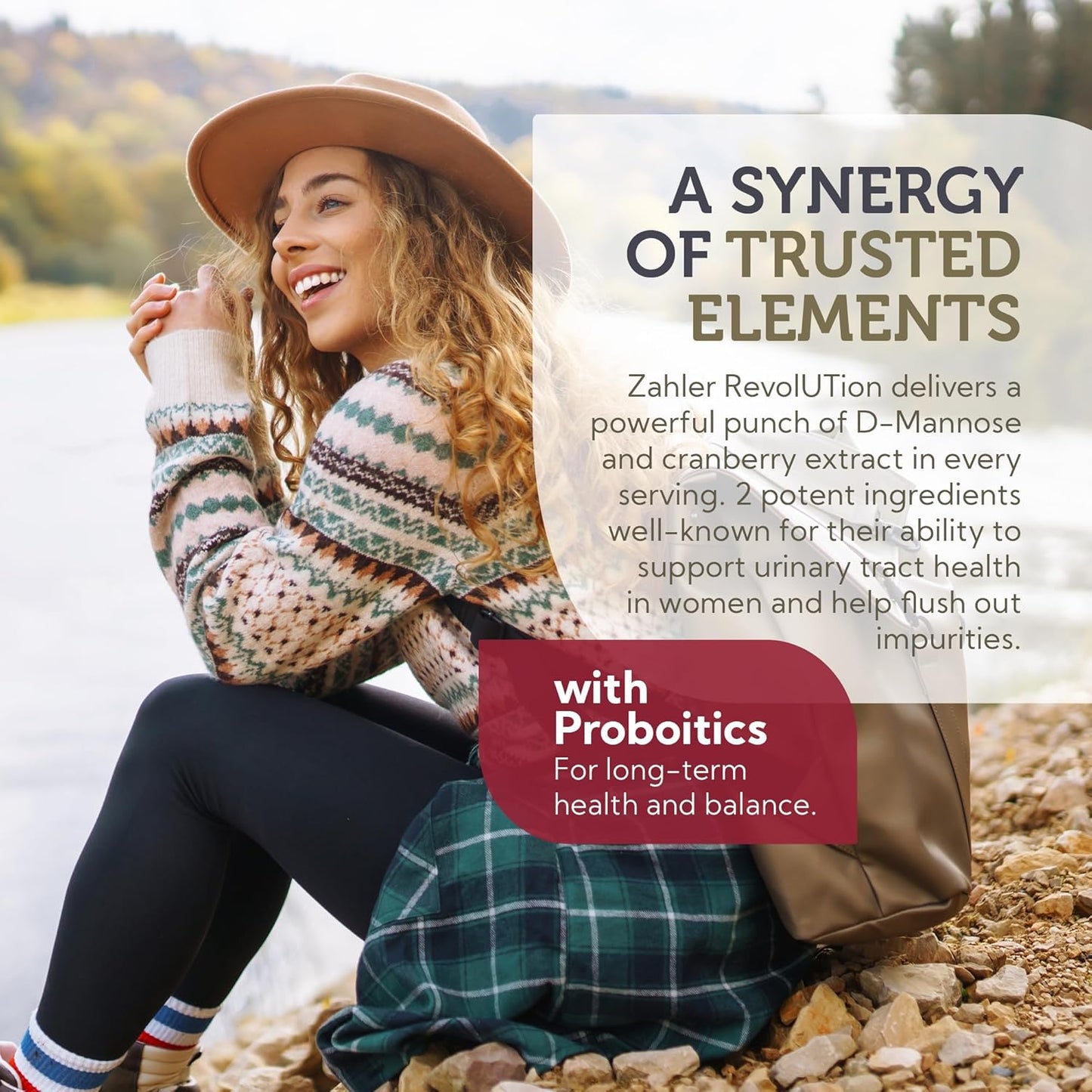 Zahler Revolution - Complete Womens Urinary Tract Health Formula with Probiotics - UTI Pills - 1200mg D-Mannose and Cranberry Supplement - Urinary Tract Infection Support for Women (60 Capsules)