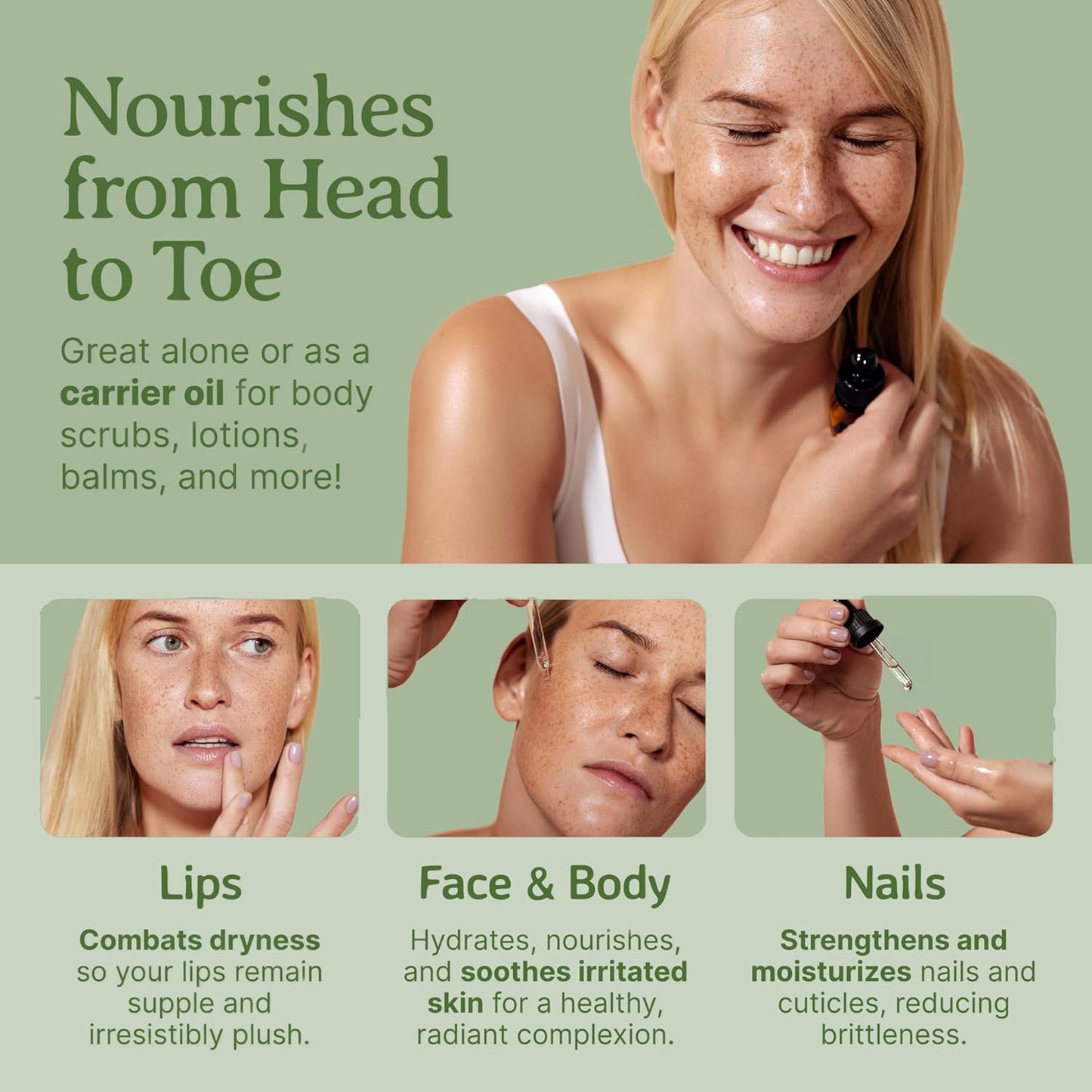 Bella Terra Oils - Hemp Seed Oil 8 oz - Cold-Pressed & Nutrient-Rich, Infused with Phytosterols, Potassium & Calcium for Skin & Hair Care