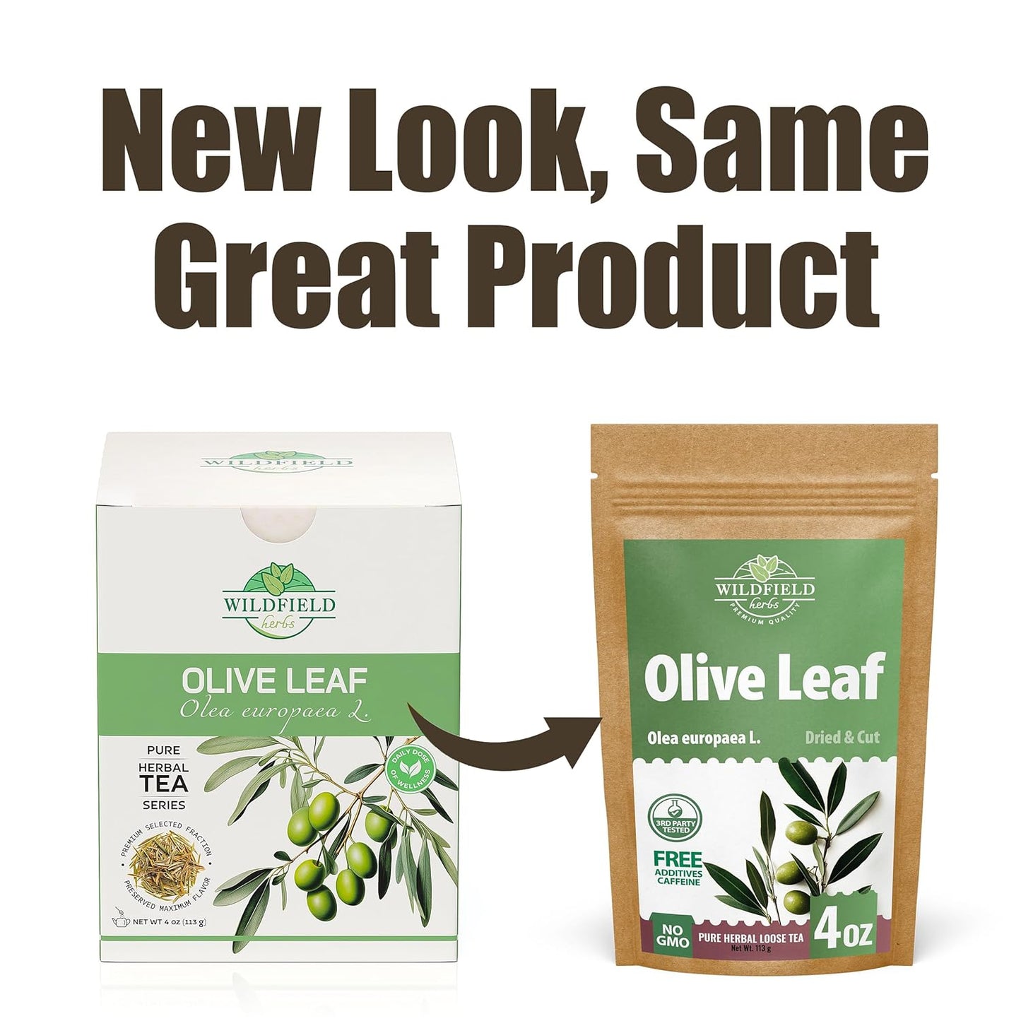 4 oz. Olive Leaf Tea Dried Olive Leaf Herbal Tea (Olea Europaea) - 113g Bags Herb Hojas De Olivo Secas