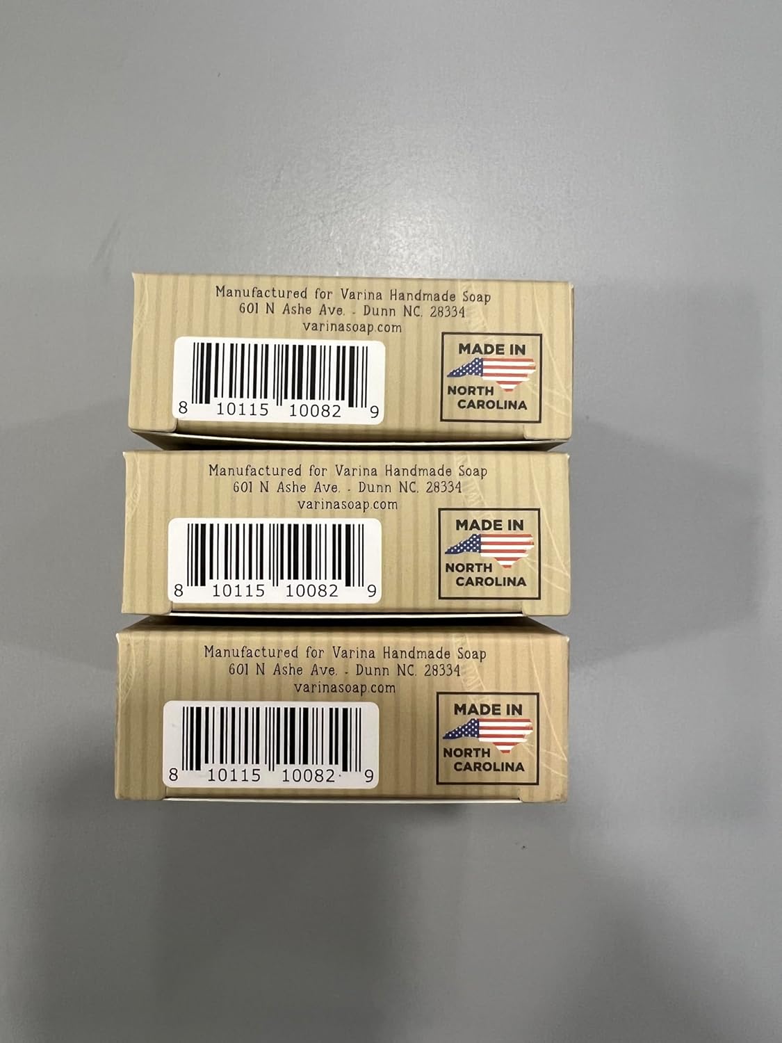 Varina Natural Cotton Candy Bar Soap - Gentle Cleansing for Sensitive Skin - 3 Pack