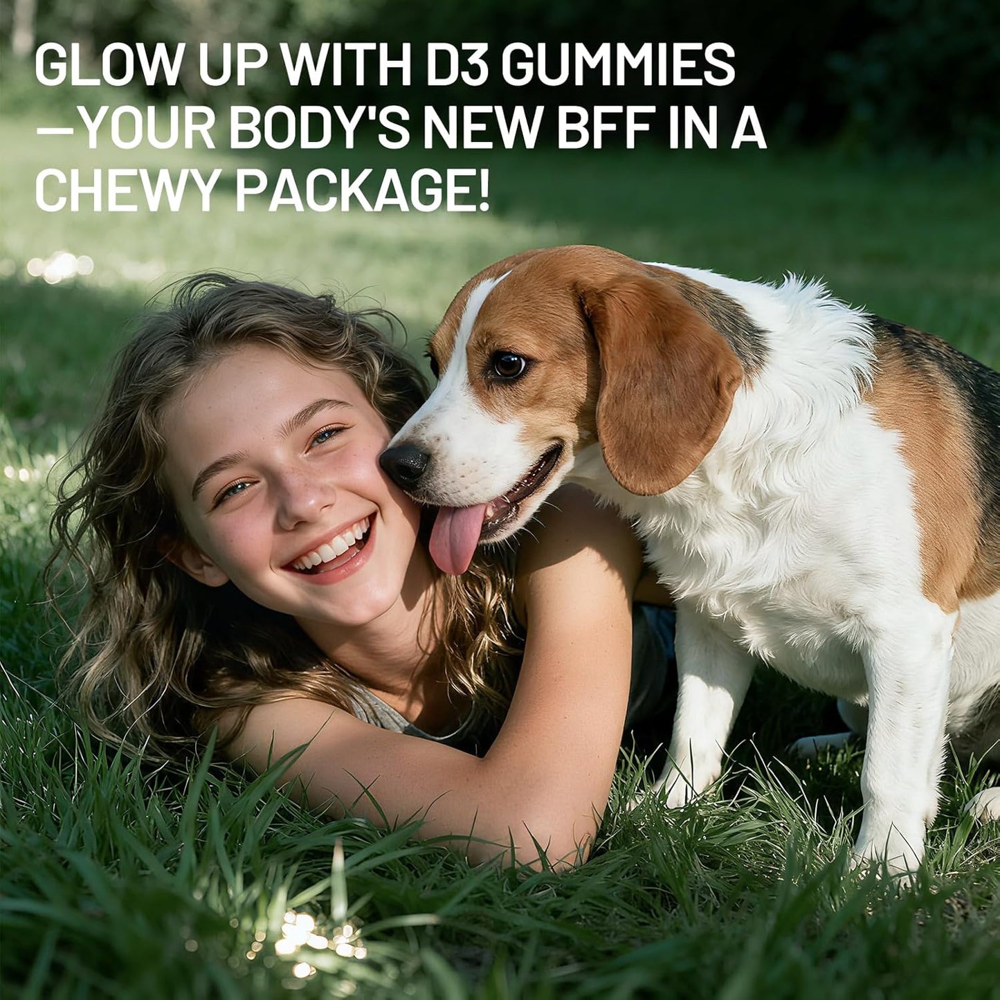 Vitamin D3 Gummies - 120 Gummies, 2000 IU Vitamin D3 per Gummy, Sugar Free, Boost Bones, Mood & Immune System Function, Third Party Tested, Yummy Peach Flavor, Vegan & Gluten Free, 120 Servings