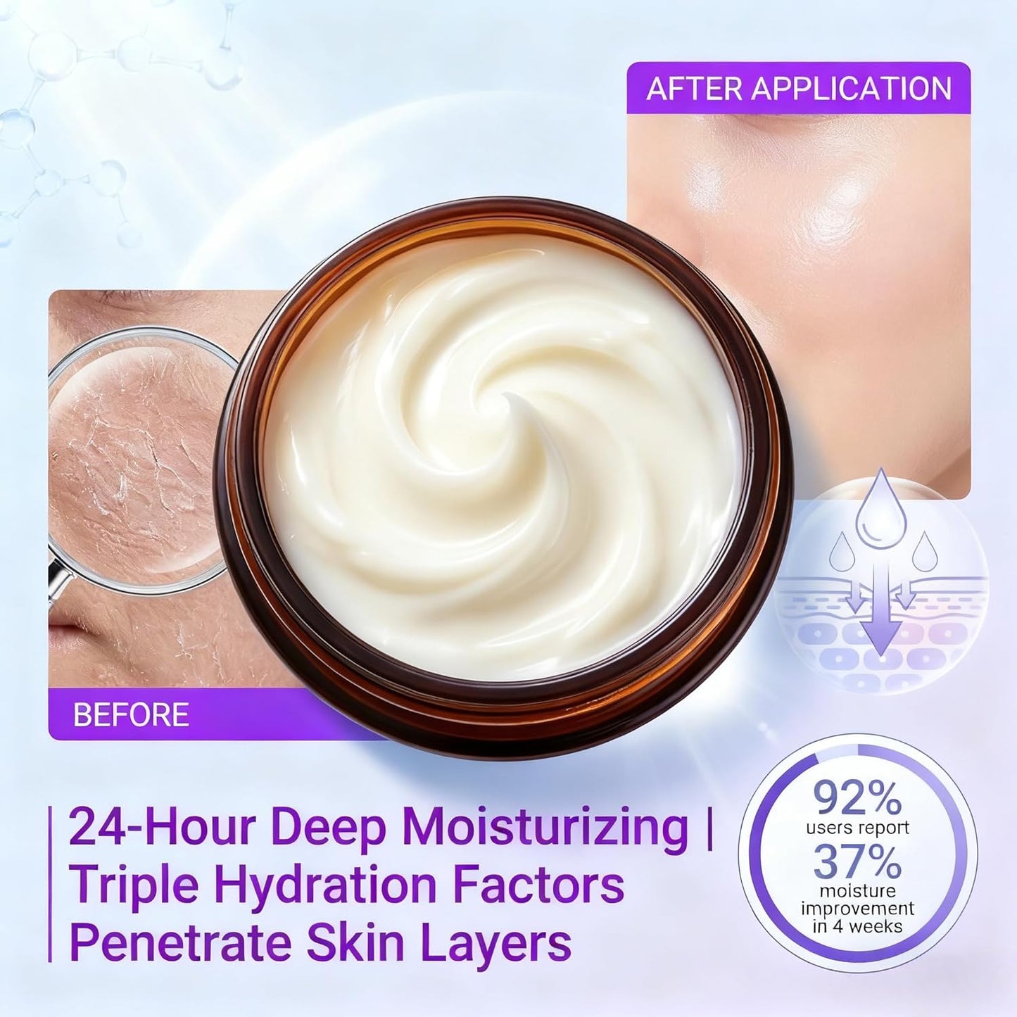 Beef Tallow for Skin, Grass-Fed Tallow and Honey Balm, Nourishing Tallow Face Moisturizer – Natural Beef Tallow for Dry, Sensitive, or Irritated Skin–Unscented–4oz