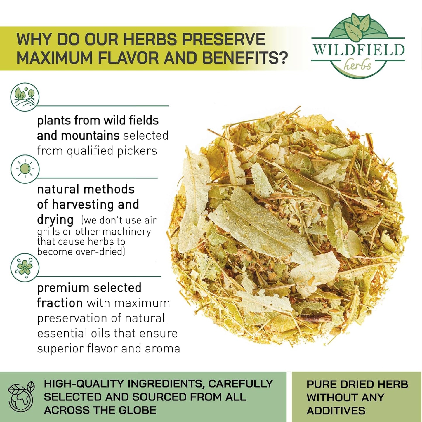 4 oz Linden Tea Dried Linden Flower Tea Blossom Herbal (Tilia Cordata) - 113g Herb Lipa Tila