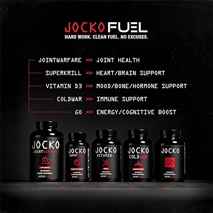 Jocko Fuel Immune Support Supplement - Elderberry with Zinc & Vitamin C for Adults - Immune Defense with Vitamin C, D3, Superfoods, Herbs, & Minerals (90 Capsules)