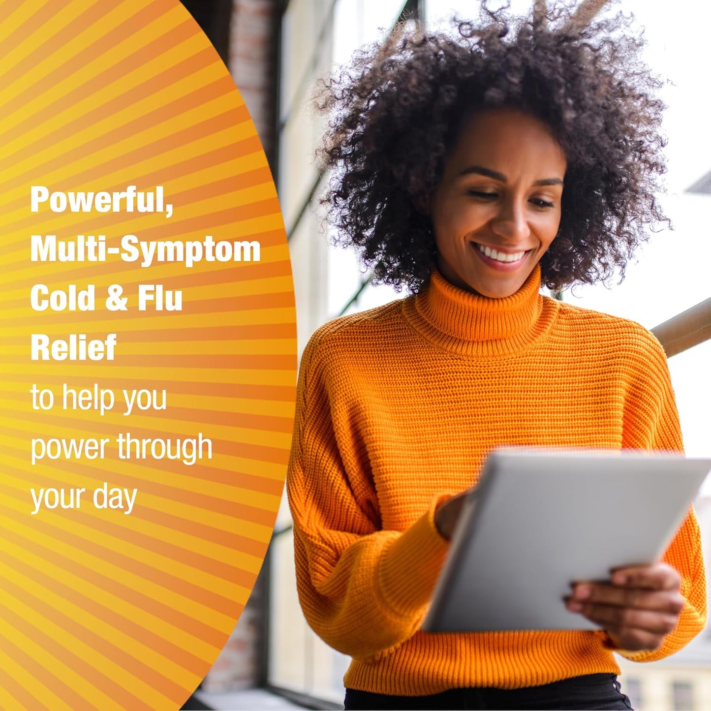 Contac Cold & Flu Medicine, Powerful, Multi-Symptom Relief for Pain, Fever, Sore Throat, Body Aches, Sneezing, Runny Nose & Cough, 24 Count Liquid Gels