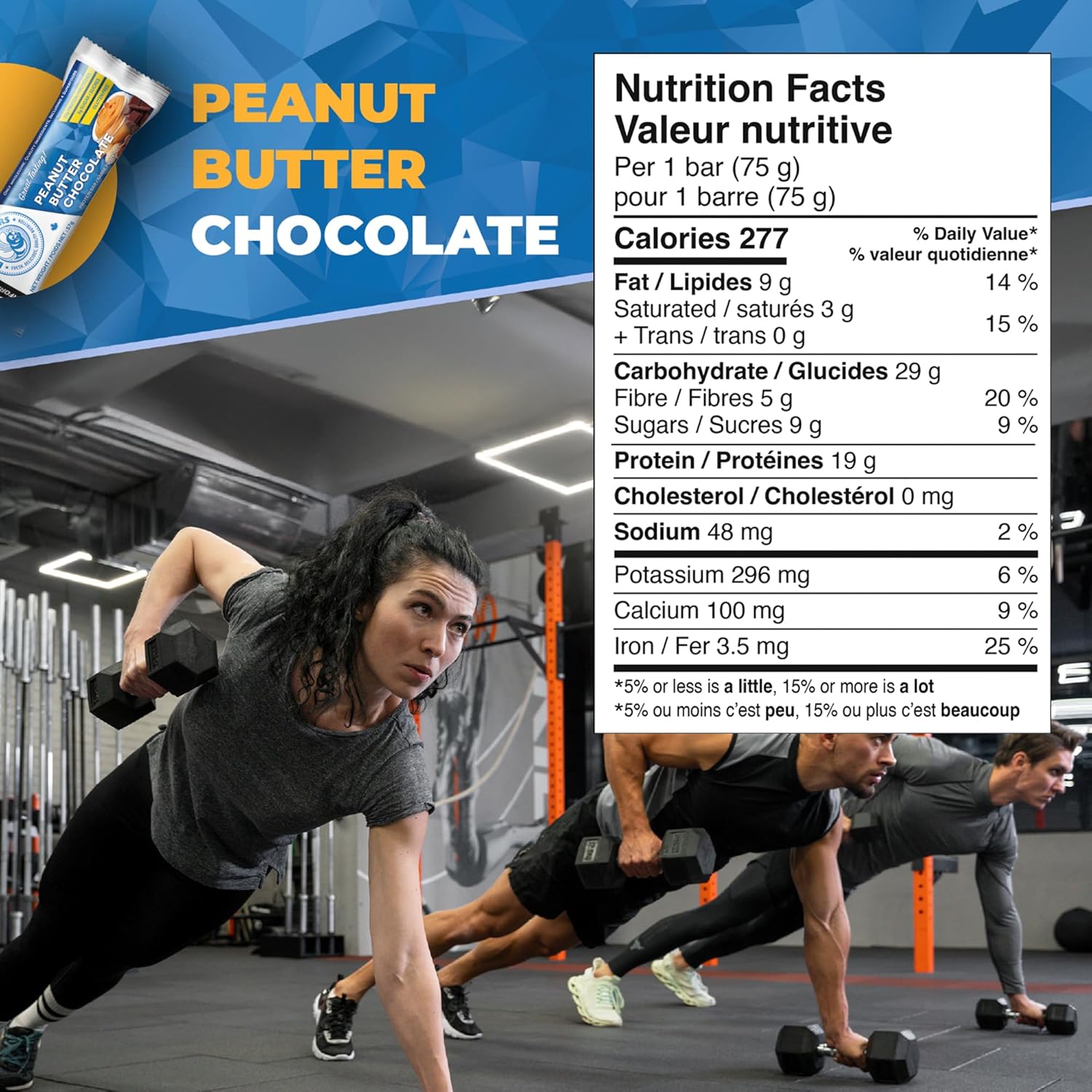 Daryl's Bars Peanut Butter Chocolate On the Go Snack On the Go Whey Protein Bars, Gluten Free, Protein Snack, Meal Replacement, Pack of 2