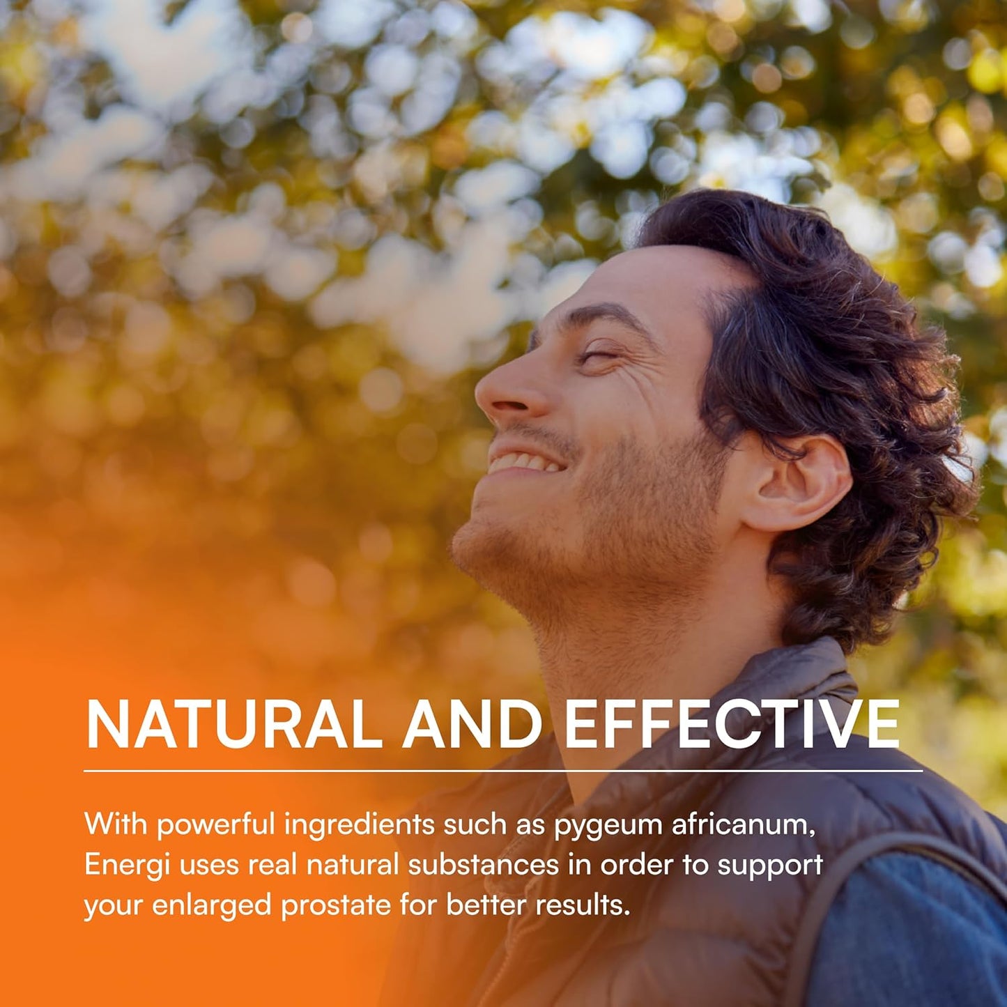 ENERGI Prostate Support Supplement with Saw Palmetto for Men & Women, 200mg Saw Palmetto, 100mg Pygeum Supplement, Pumpkin Seed, Prostate Health Supplements, 120 Capsules