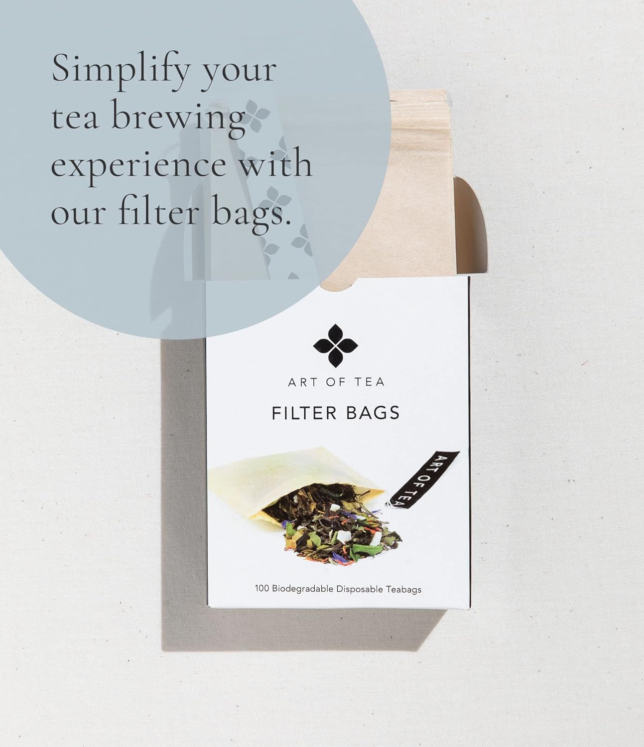 Art of Tea | Flow 2.5oz (Chrysanthemum, Shatavari, and Rose Tea) | Wellness Loose Leaf Artisan Tea