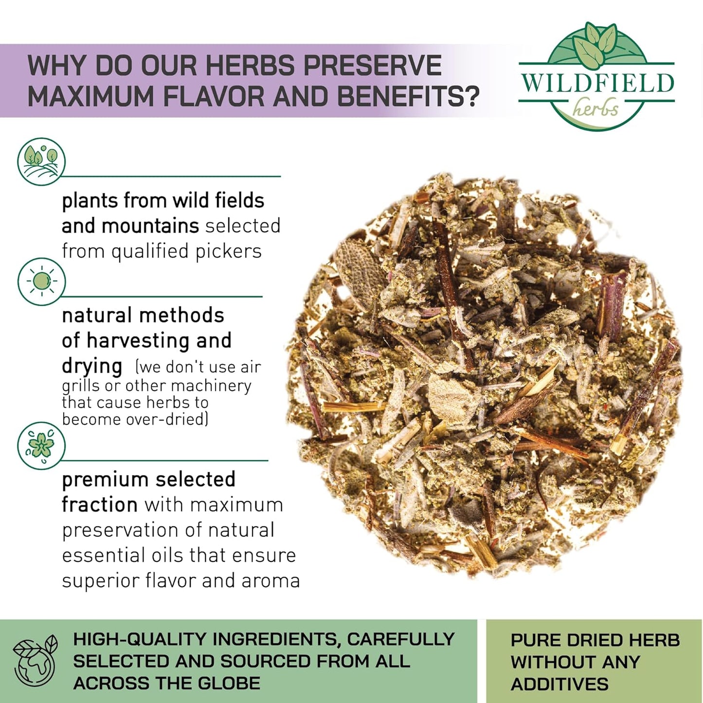 4 oz. Dried Sage Herb Herbs Tea (Salvia Officinalis) - 113g (4 oz) Herbal Tea Salvia Sage