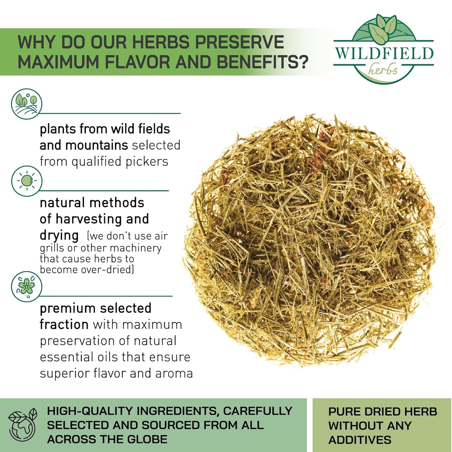 50 Bags Pine Needle Tea Dried Pine Needles Herb Tea (Pinus Koraiensis) - 50 Count 1.5g Bags Dried Needle Leaf Aguja De Pino