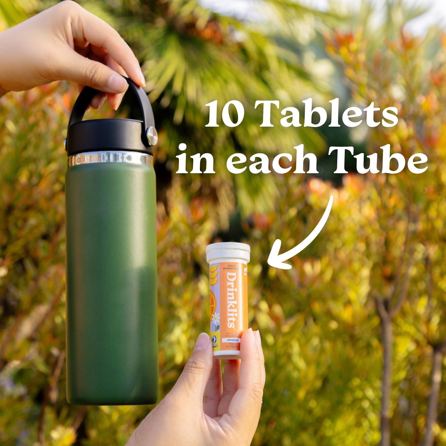 Drinklits Lemon-Lime & Orange Electrolyte Tablets (4) Tube Bundle | Citrus Hydration Combo Pack | Delicious Natural Flavors – 0g Sugar – Daily Use | 40 Servings - 10 Tablets Per Tube