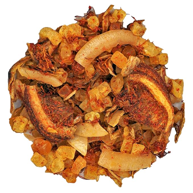 Kombucha.com Pure Passion Colada BREW BOOSTER - Super Premium Passionfruit Coconut Blend w/ Botanicals for Creating Store Quality Kombucha, Flavored Iced Tea, Sangria, and More - All Natural, Loose Leaf, Caffeine Free, No Artificial Flavors, Immunity B...