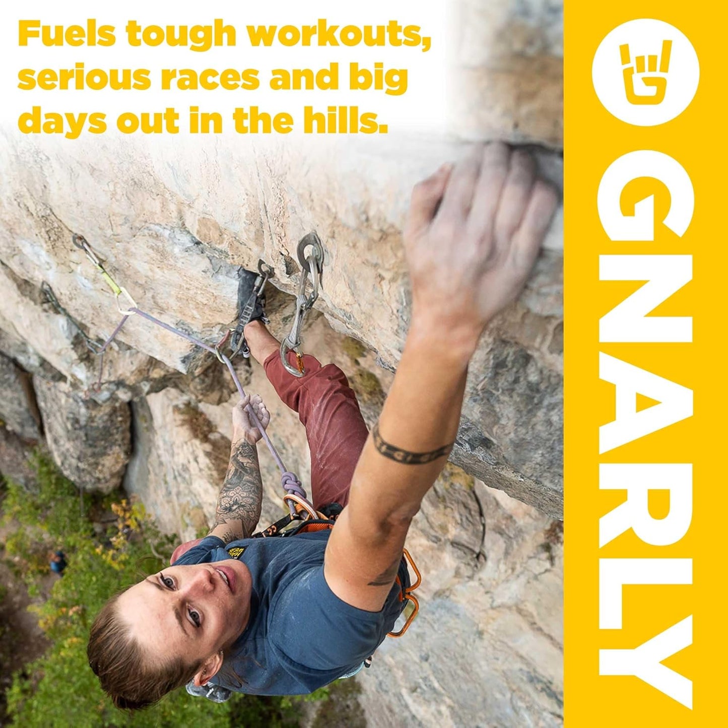 Gnarly Nutrition Hydrate Electrolyte Powder – Lemonade Exercise Hydration Drink Mix – NSF Sport Certified – Electrolyte Solution, Performance & Recovery – Lemonade, 14.10 oz