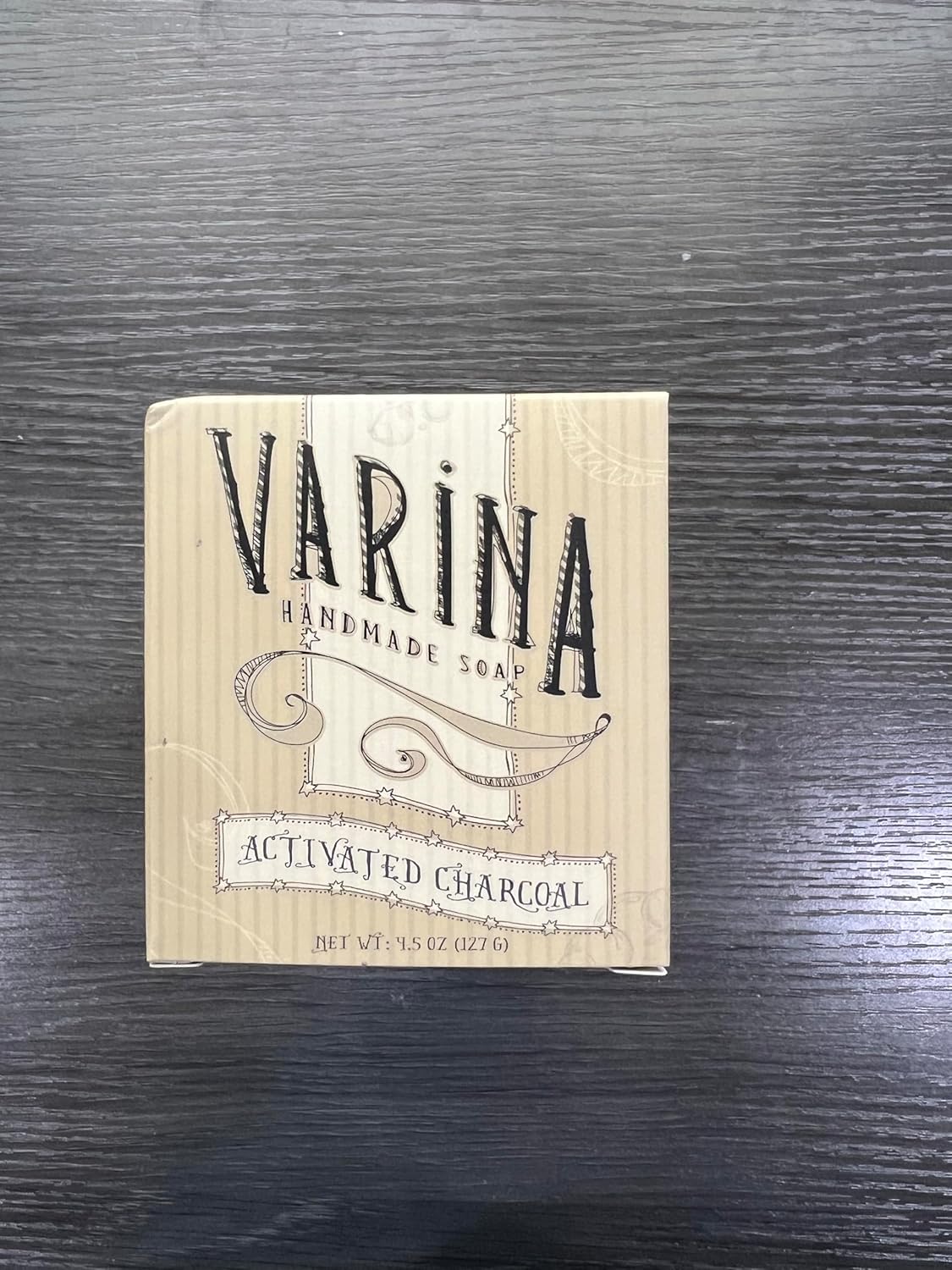 Varina Organic Charcoal Variety Bar Soap - Gentle Cleansing for Sensitive Skin, Herbal and Mint - 5 Pack
