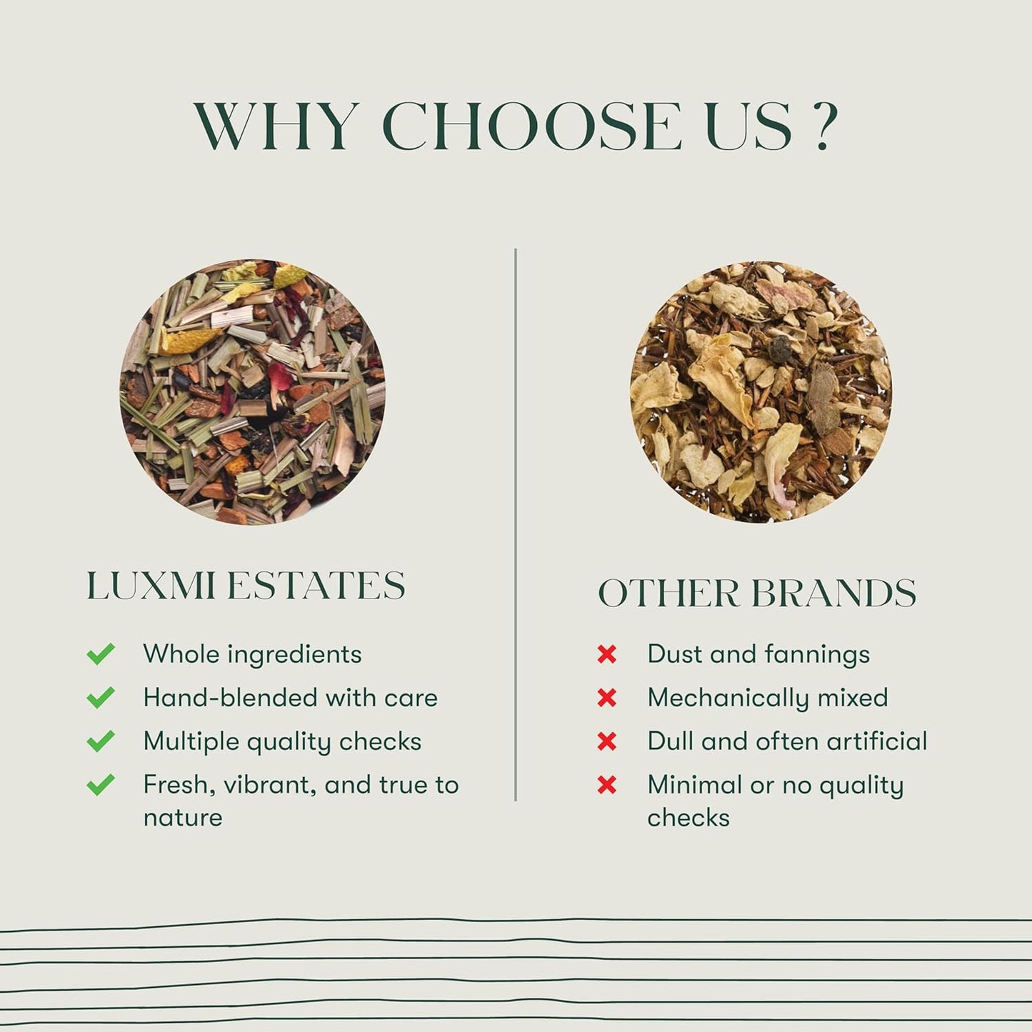 Luxmi Estates - Blueberry Herbal - Organic Blueberry Tea 100g (50 Cups) | Certified Organic Tea | Caffeine-Free