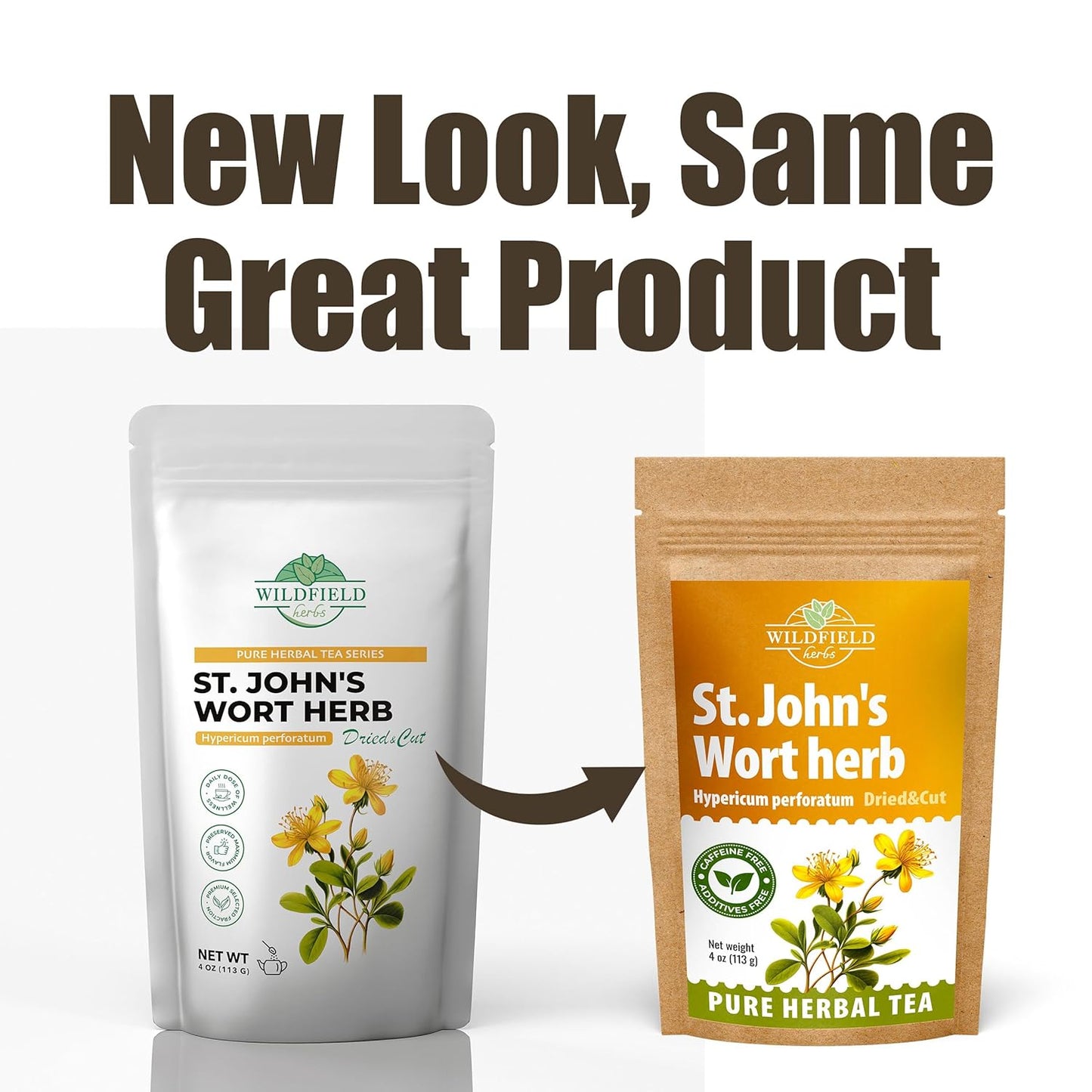 4 oz. St Johns Wort Herb Herbal Tea (Hypericum) - 113g Hierba De San Juan Herb Tea