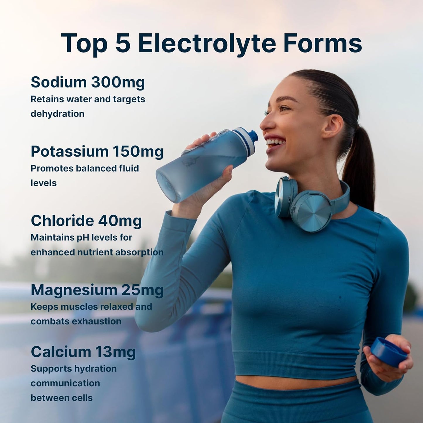 Fizzy Electrolyte Drink Tablets, 4 Pack (40 Bisected Pieces) | 160 Servings | No Sugar Electrolytes Powder Alternative | Daily Hydration with Sodium, Potassium & Magnesium | Natural Lemon Lime Flavor