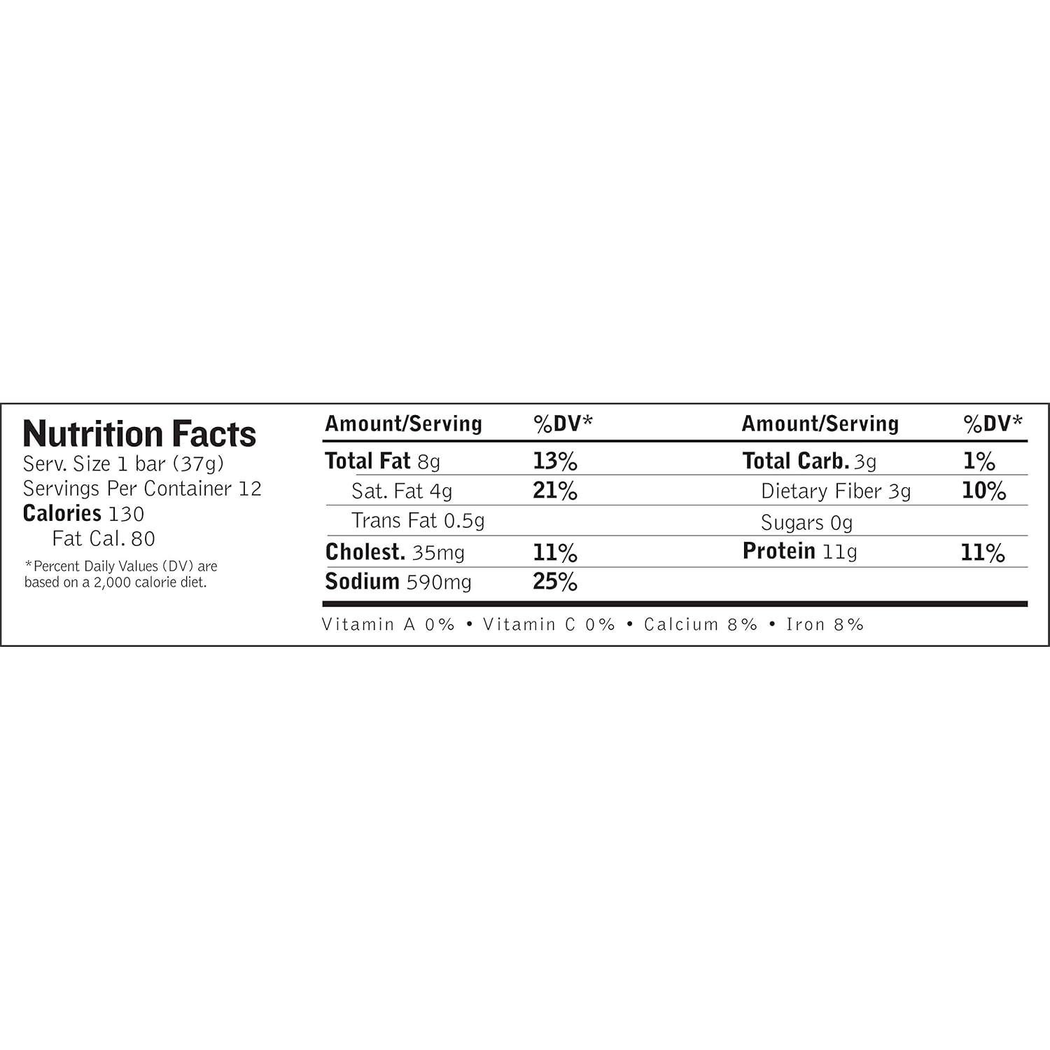 EPIC Protein Bars, Beef Sea Salt Pepper, Keto and Paleo Friendly, 1.3 oz, 12 ct