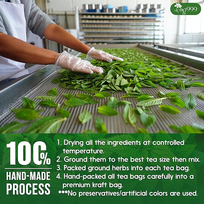 TOG999, Premium Moroccan Mint Green Tea | 60 Tea bags | Traditional Green Tea with Spearmint – Refreshing Flavor, Premium Quality Herbal Blend. Gluten-Free. Vegan