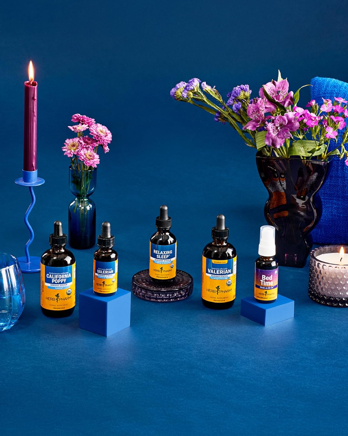 Herb Pharm Certified Organic Valerian Root Liquid Extract for Relaxation and Restful Sleep, Alcohol-Free Glycerite, 4 Ounce