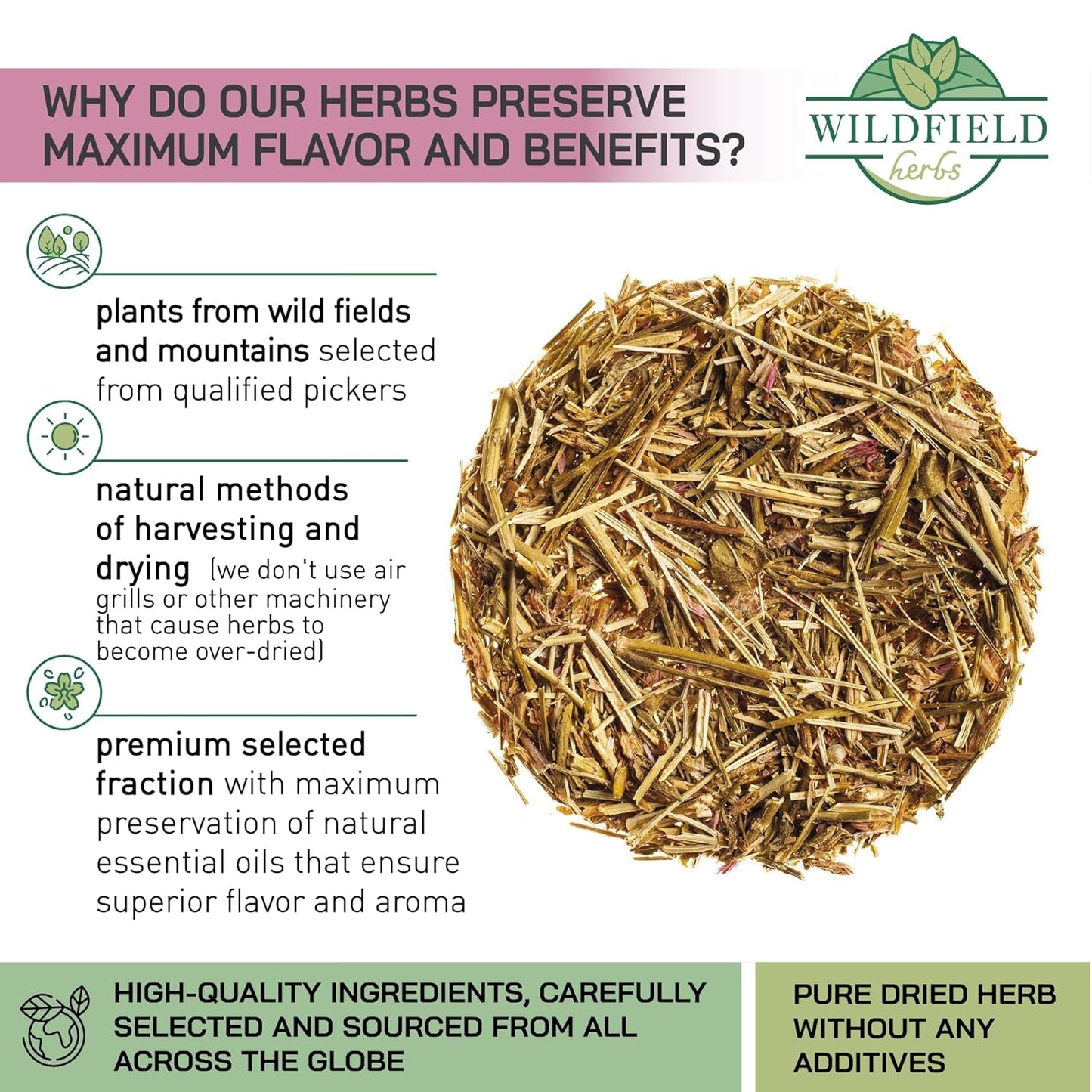 20 Bags Dried Centaury Herb Tea (Centaurii Herba) - 20 Count Centaurium Erythraea Herbal Tea