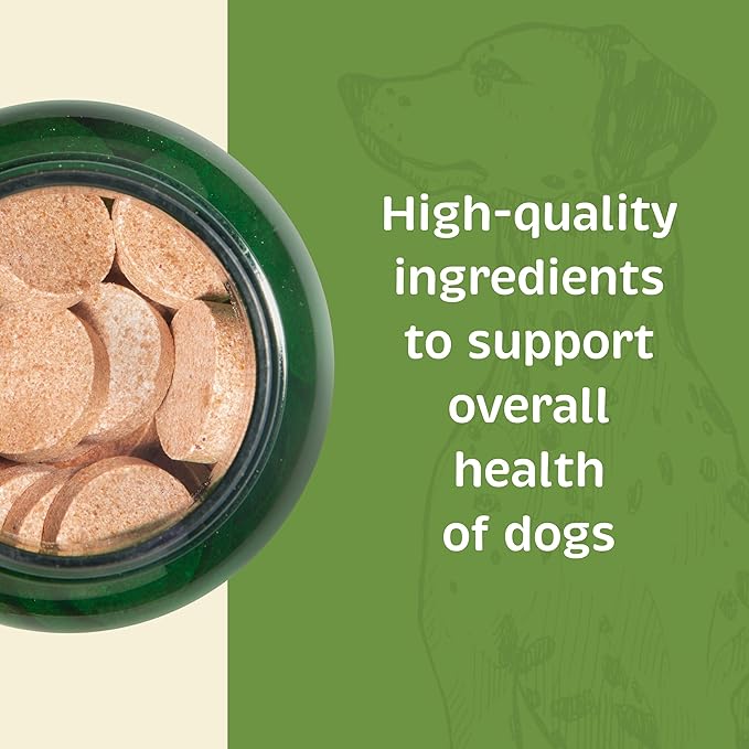 Spirited Paw Health + Vitality - Joint Health & Immune System Support - Healthy Heart & Coat Support - Multivitamin Pet Wellness Supplement - Liver-Flavored Dog Chews - 90 Chewable Wafers