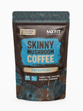 Skinny Instant Mushroom Coffee (60 Servings) Mental Focus Plus Diet Support - Turkey Tail, Maitake, Shiitake & Turmeric, Mixed With Gourmet 100% Arabica Medium Roast Instant Coffee