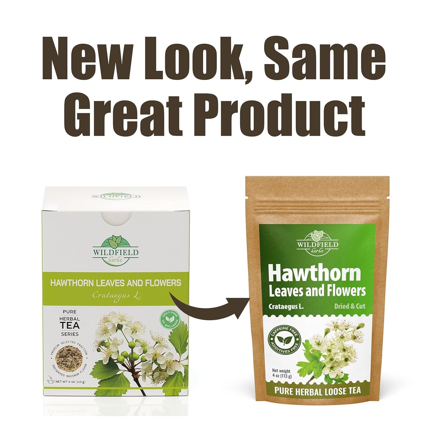 4 oz. Hawthorn Tea Hawthorne Leaf Flower Herbal Tea (Crataegus) - 113g Hawthorn Leaves & Flower Herb Espino Blanco Hojas