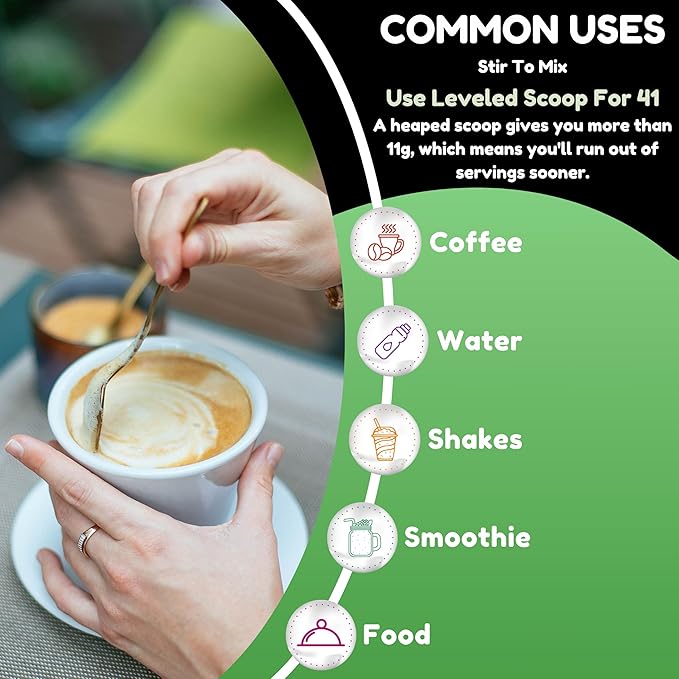 Halal & Grass Fed Collagen Peptides Powder 1 lb. 16oz Unflavored Hydrolyzed Collagen Peptides Powder Type I & Type III for Hair, Skin, Nails & Joints | Keto & Paleo Friendly | Sugar & Gluten Free