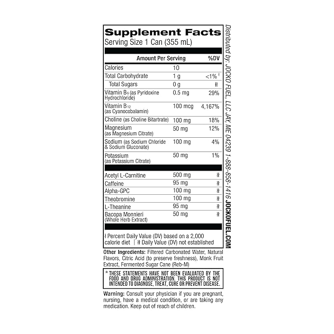 Jocko GO Energy Drink Bundle - Orange & Pink Lemonade (24 Cans) 2 Flavors