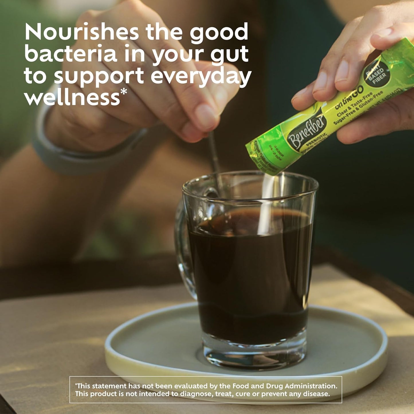 Benefiber On The Go Prebiotic Fiber Supplement Powder for Digestive Health, Daily Fiber, Unflavored - 72 Sticks