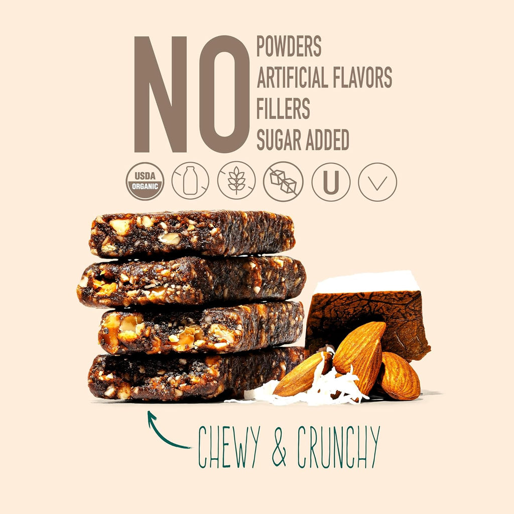 JONESBAR Organic Plant Based Protein Bars | 6 Flavor Variety Pack | Fruit & Nut Bar, Kosher, Gluten Free, Breakfast Bars, School Snacks, Vegan Snack & Healthy Snacks for Adults and Kids (Pack of 12)