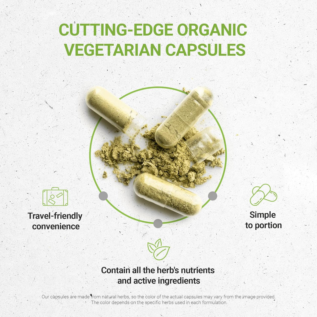 Secrets of the Tribe Oregon Grape USDA Organic Capsules | Certified Organic Vegetarian Capsules, Herbal Dietary Supplement | Mahonia aquifolium Dried Root (60 Count)