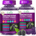 Magnesium Glycinate Gummies for Adults, High Absorption Magnesium and Potassium Gummies with L-Threonate, Calcium, B6, D3, Sugar Free Chews, Relaxation, Stress Relief, Night Rest