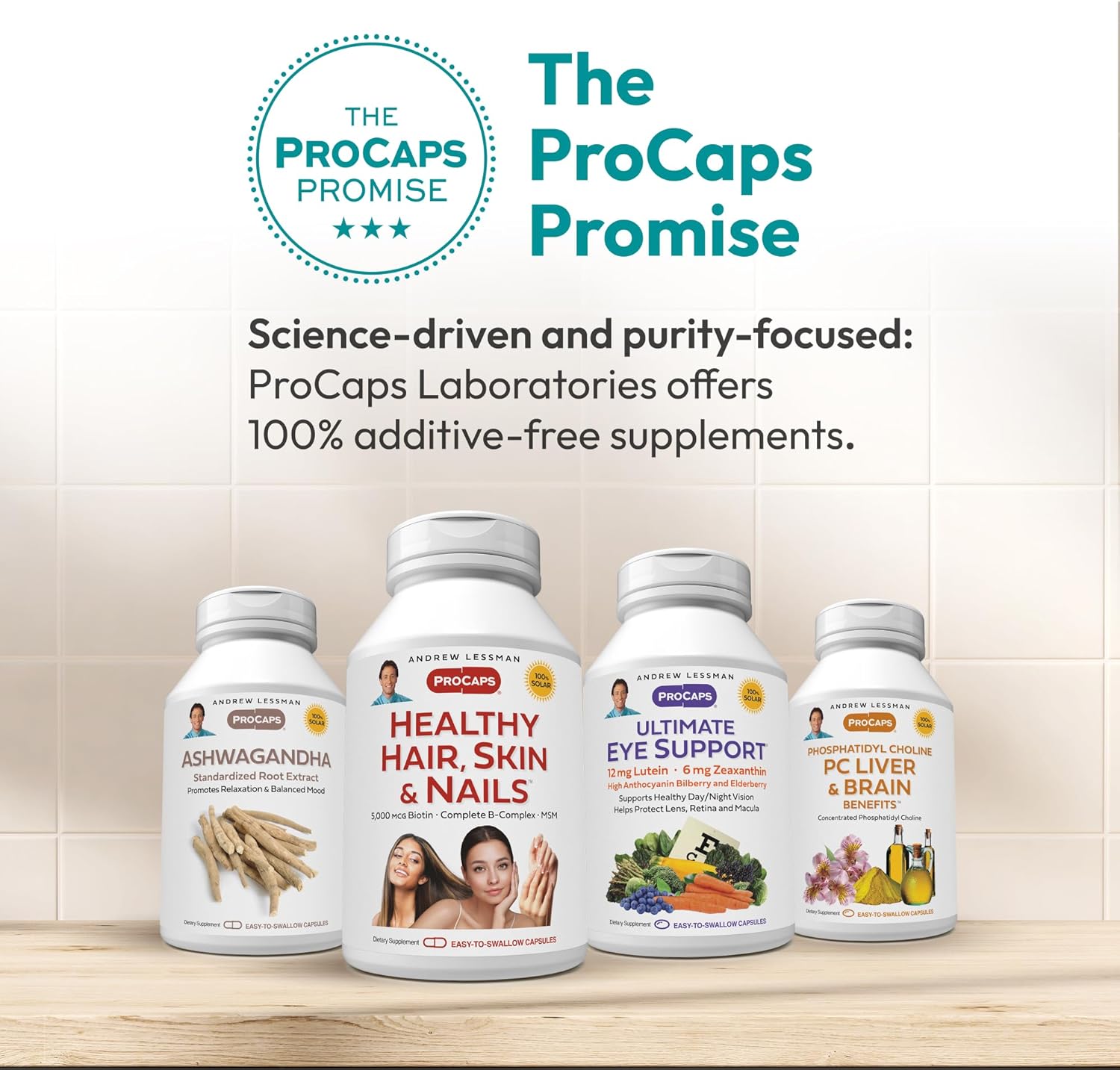 ANDREW LESSMAN Fruit Full Anti-Oxidant Extracts 60 Capsules - 14 Natural Fruit and Berry Extracts. Bilberry, Cranberry, Grape Seed, Pomegranate, Resveratrol, and More. Easy to Swallow Capsules