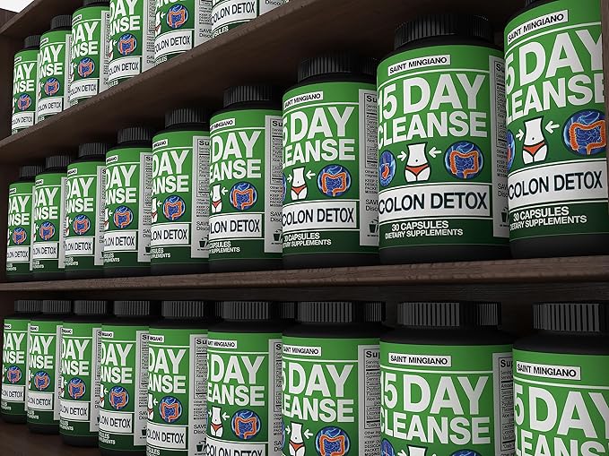 15 Day Cleanse | Colon Detox with Natural Laxative for Constipation & Bloating. 30 Pills to Detoxify & Boost Energy | Extra-Strength Senna Leaf Supplements | Strong for Some People.