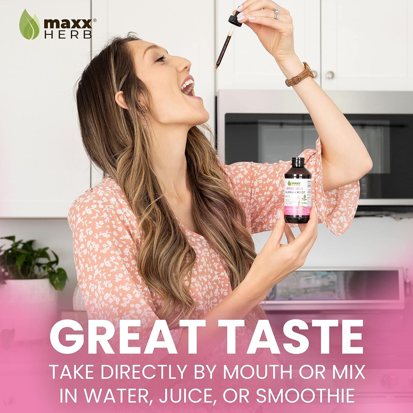 Maxx Herb Valerian Root Extract - Max Strength, Liquid Valerian Root Absorbs Better Than Capsules, for Relaxation and Restful Sleep, Alcohol-Free - 4 Oz Bottle (60 Servings)