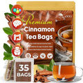 TOG999 Cinnamon Tea, 35 Tea Bags, Pure Ceylon Cinnamon, Natural & Vegan, Caffeine Free, Gluten Free, Herbal Tea