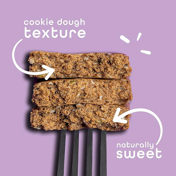 Feel Vegan Protein Bars, Vitality, Maca Root, Dairy, Nut, Grain, Soy Free, 15g Plant Protein, Adaptogenic Snack, Organic, Low Sugar, Low Carb, Gluten Free, Caramel Sea Salt, 10 Pack